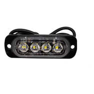 LED výstražné světlo 12W 4LED, 18 funkcí svícení, 12-24V LED výstražné světlo 12W 4LED, 18 funkcí svícení, 12-24V