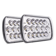 LED přední hlavní světlomety 2x45W, Jeep Wrangler YJ, Jeep Cherokee XJ V3