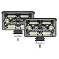 LED pracovní,mlhová světla 2x130W combo, 2 barvy, 12-24V