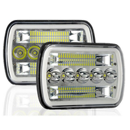 LED přední světlomety Jeep Wrangler YJ, Jeep Cherokee XJ,90W,V2